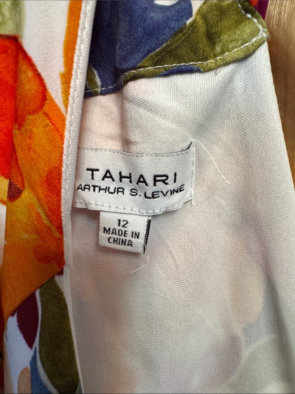 Tahari Multi-Color Floral Midi Dress - Picture 2 of 7